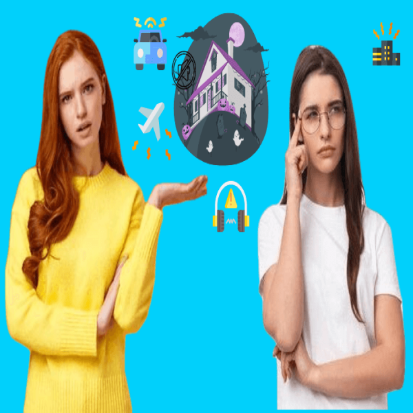 two young women are thinking about how to soundproof a room on budget